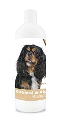 Healthy Breeds Dog Oatmeal Shampoo with Aloe for Cavalier King Charles Spaniel – Over 75 Breeds – 16 oz – Mild and Gentle for Itchy, Scaling, Sensitive Skin – Hypoallergenic Formula and pH Balanced