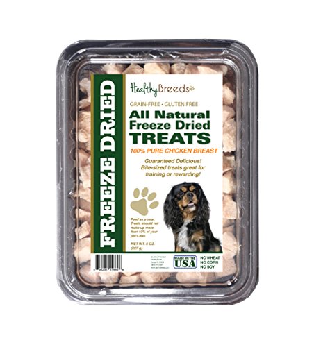 Healthy Breeds Freeze Dried Treats for Dogs for Cavalier King Charles Spaniel – OVER 200 BREEDS – Multiple Meats Meat Made in The USA – 8 oz